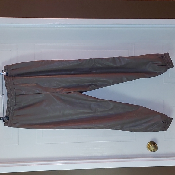 Forever 21 Faux Leather Joggers - Picture 7 of 8